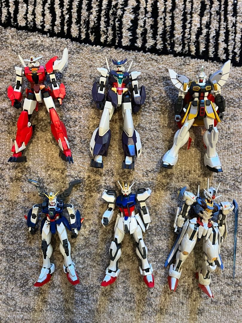 ガンプラセット 6体セット 組み立て済み ジャンク - メルカリ