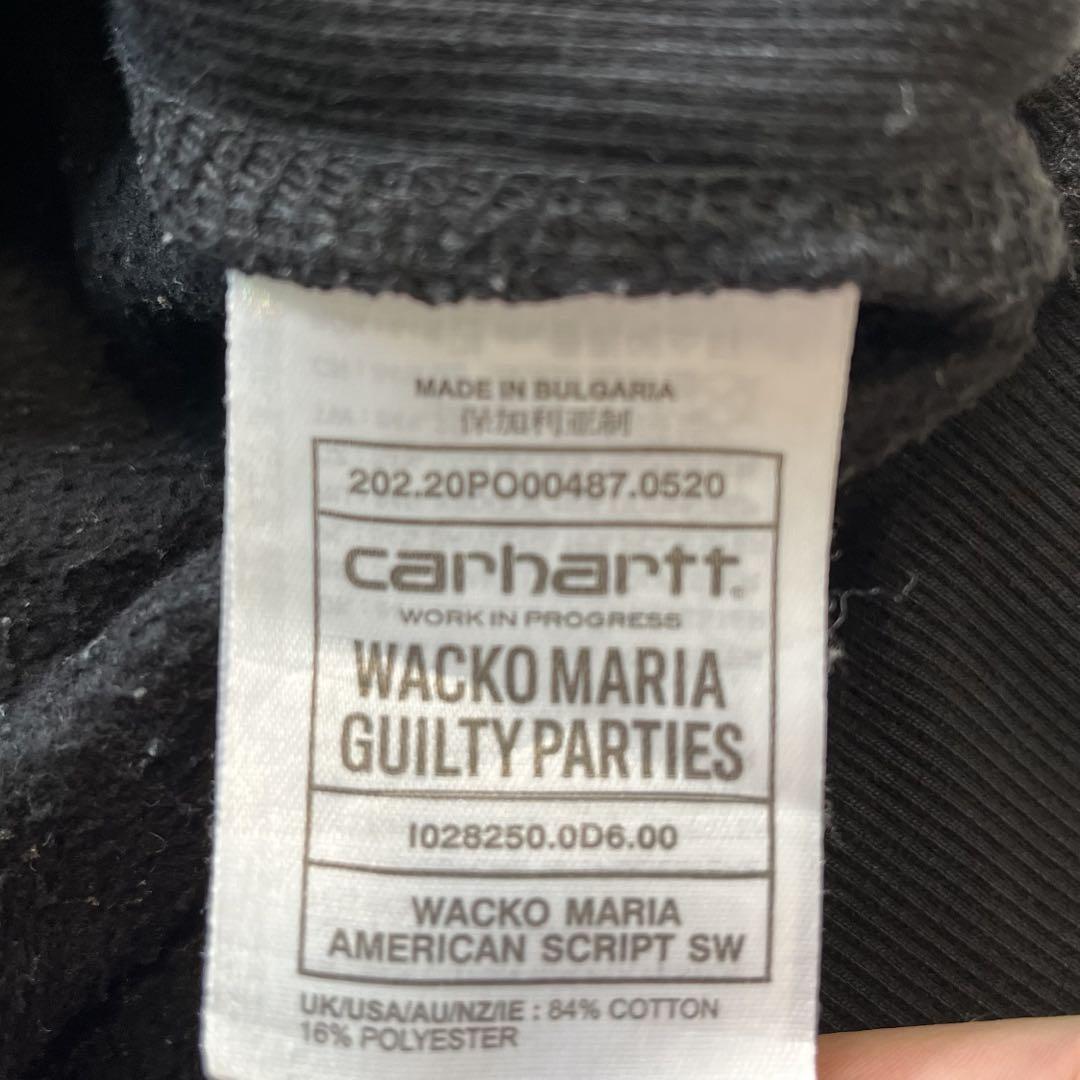 CarHartt×WACKO MARIA クルーネックスウェット Lサイズ - メルカリ