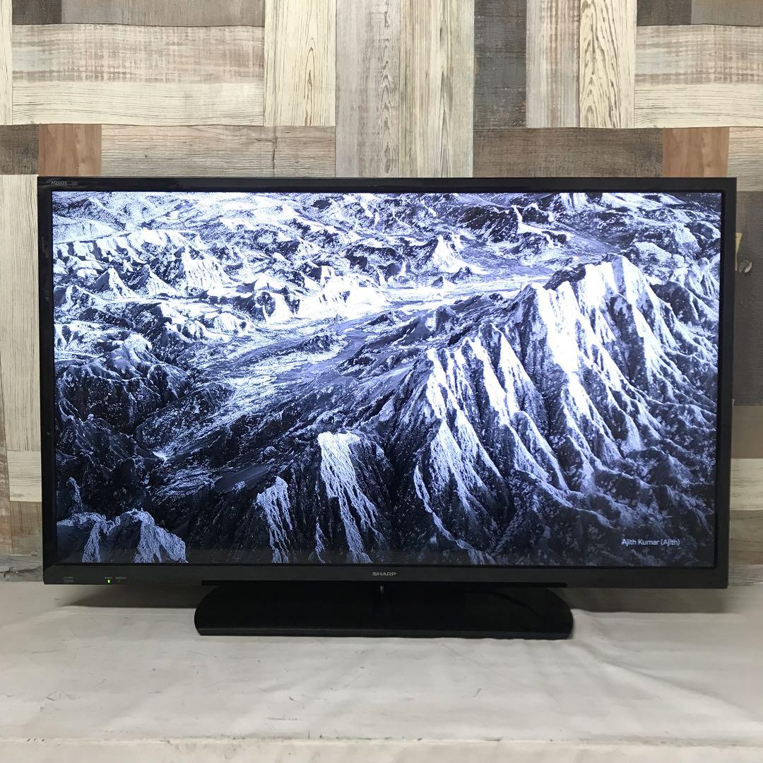 即日受渡❣️全国送料込SHARP 40型液晶テレビ外付けHDD対応裏番組録画