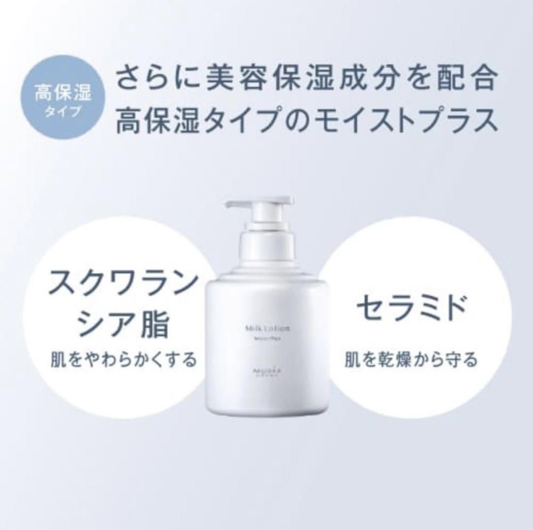 【新品】MUSEEコスメ★ミルクローション★モイストプラス★300ml×2本