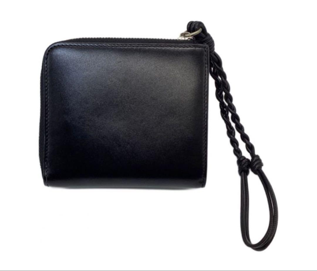JIL SANDER ジルサンダー タングルストラップ L字 ブラック 財布