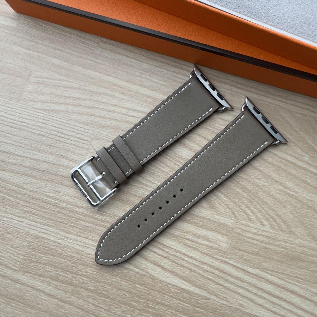 1823 Apple Watch エルメス　エトゥープ　HERMES レザー