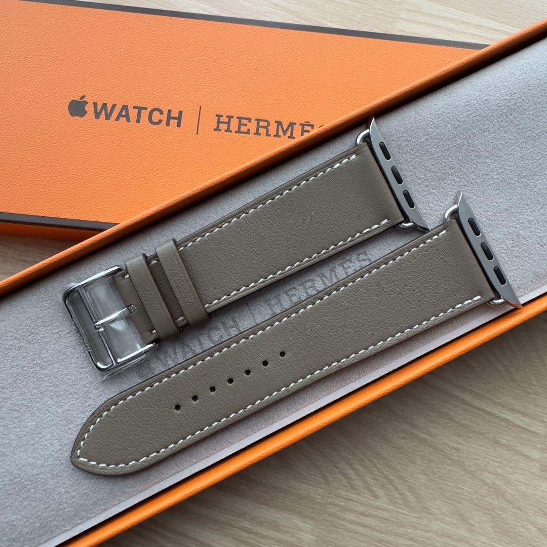 1823 Apple Watch エルメス　エトゥープ　HERMES レザー