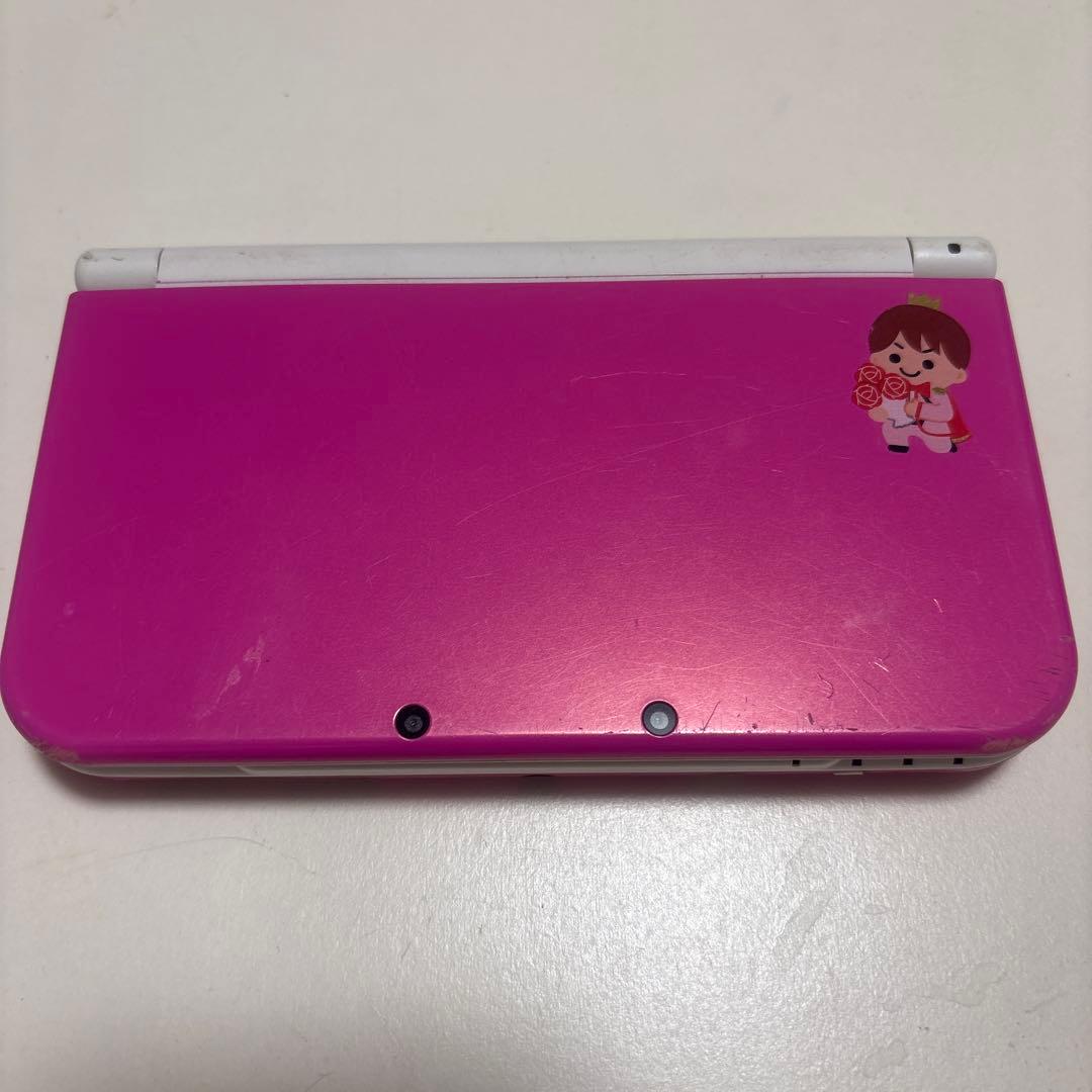 New Nintendo 3DS LL ピンク キャラクターシール付き