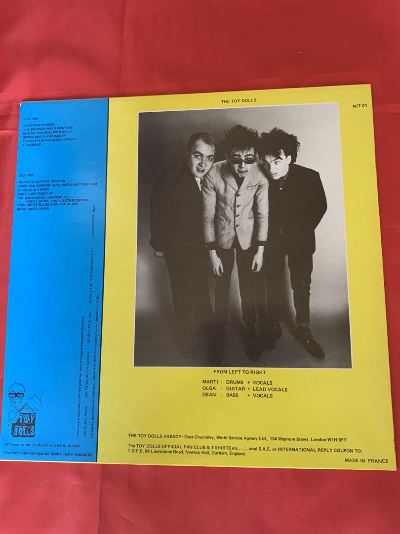 貴重レコード】toy dolls bare faced cheek フランス盤 - メルカリ