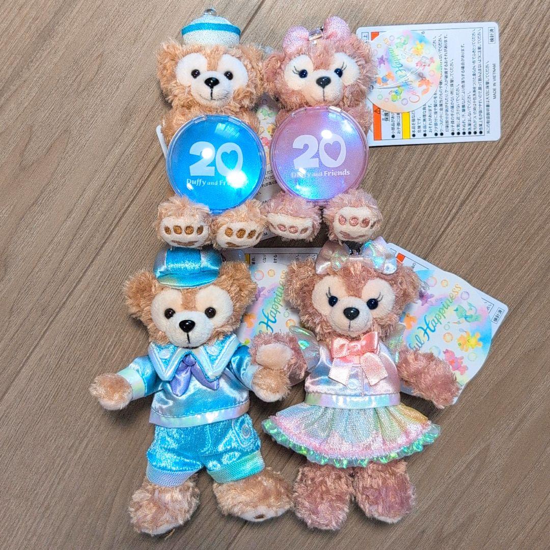 お顔超厳選☆ダッフィー20周年 ダッフィー ぬいぐるみ 2種セット Disney - 【お顔厳選.新品.タグ付き】☆ディズニーシー