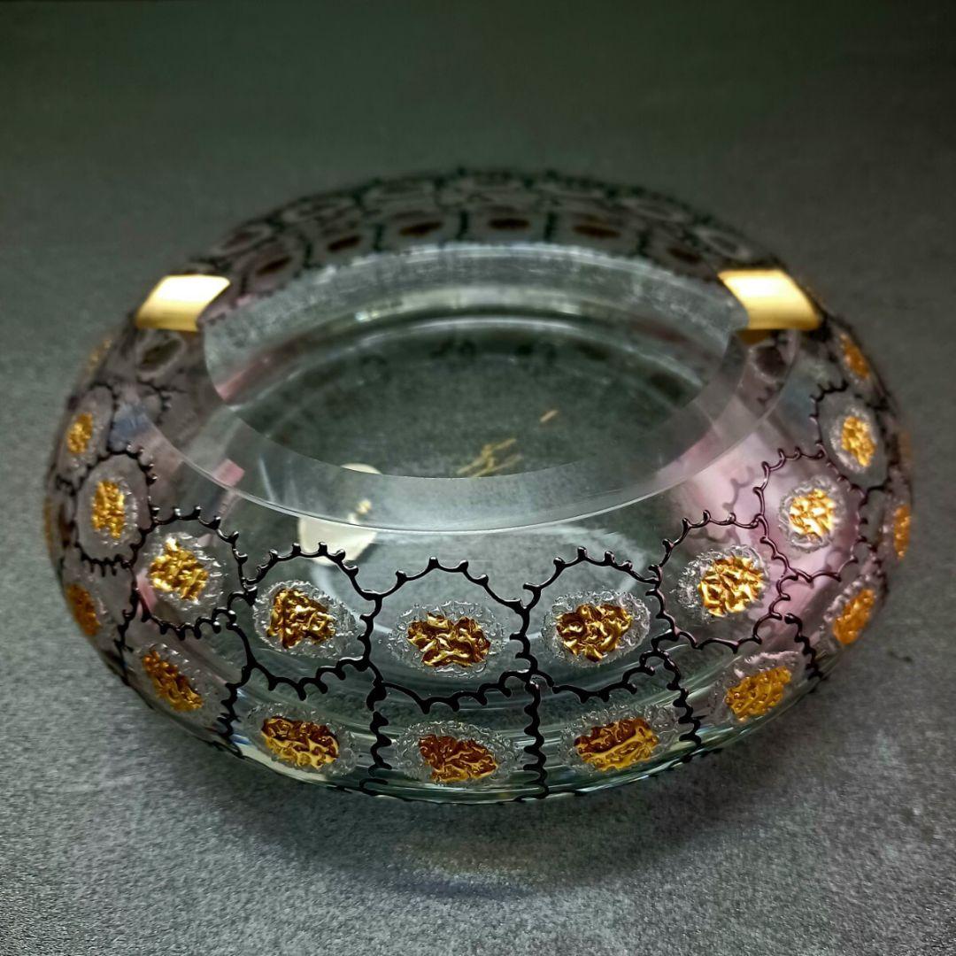 MURANO GOLD 24K HAND DECORATED ムラノ 灰皿
