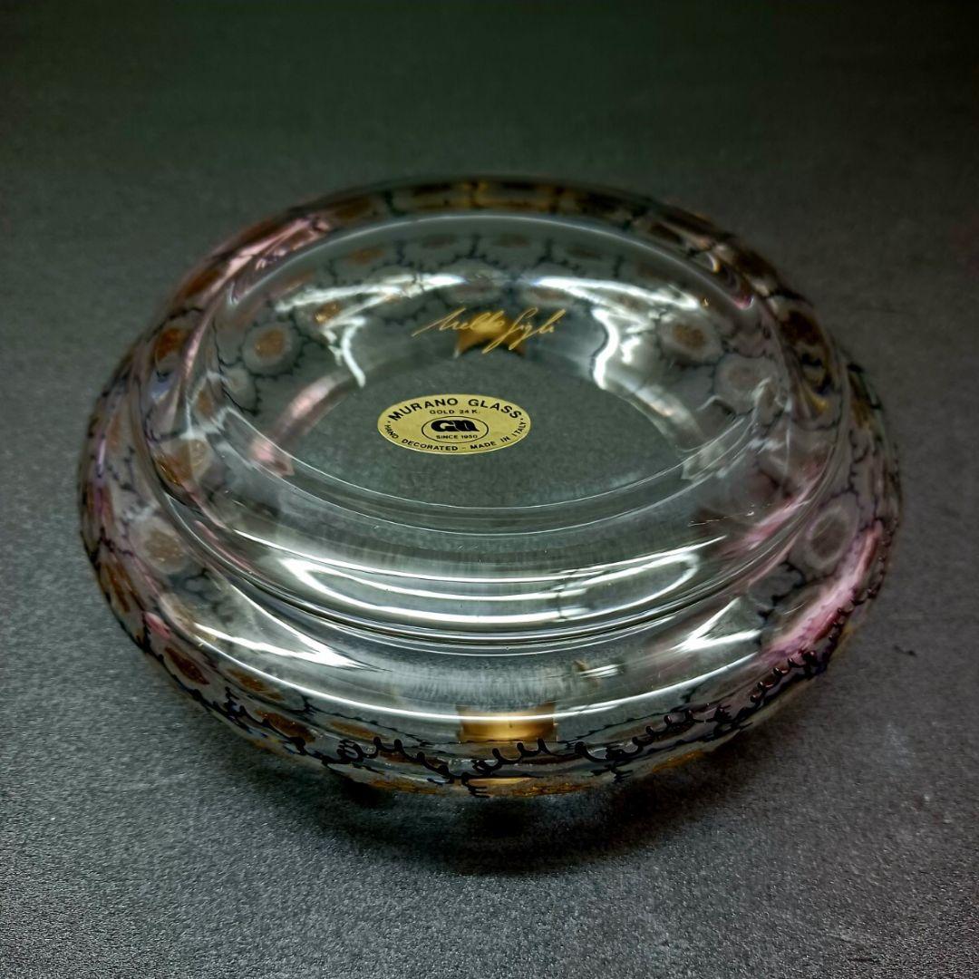 MURANO GOLD 24K HAND DECORATED ムラノ 灰皿 MURANO GOLD 24K HAND DECORATED ムラノ 灰皿 - メルカリ