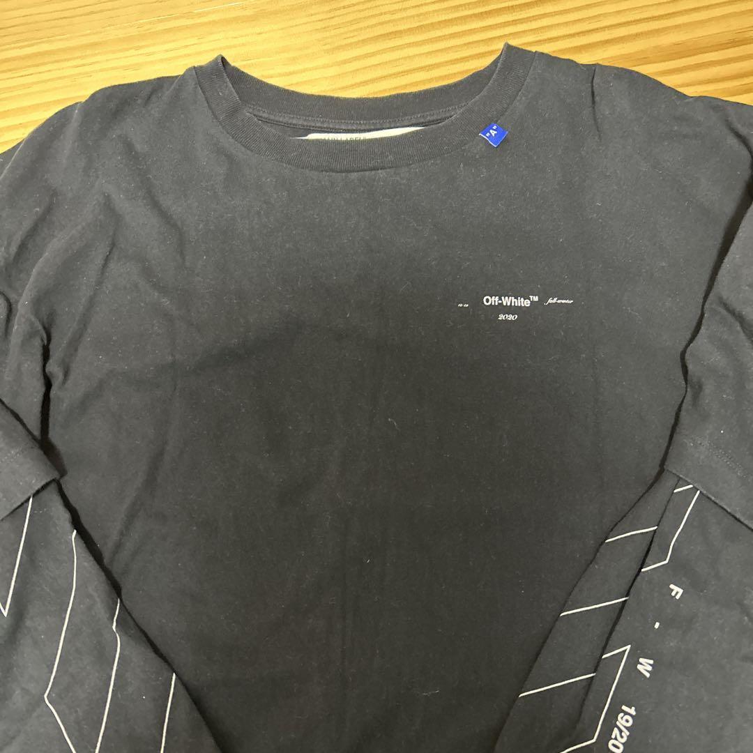 off-white オフホワイト ロンT Mサイズ