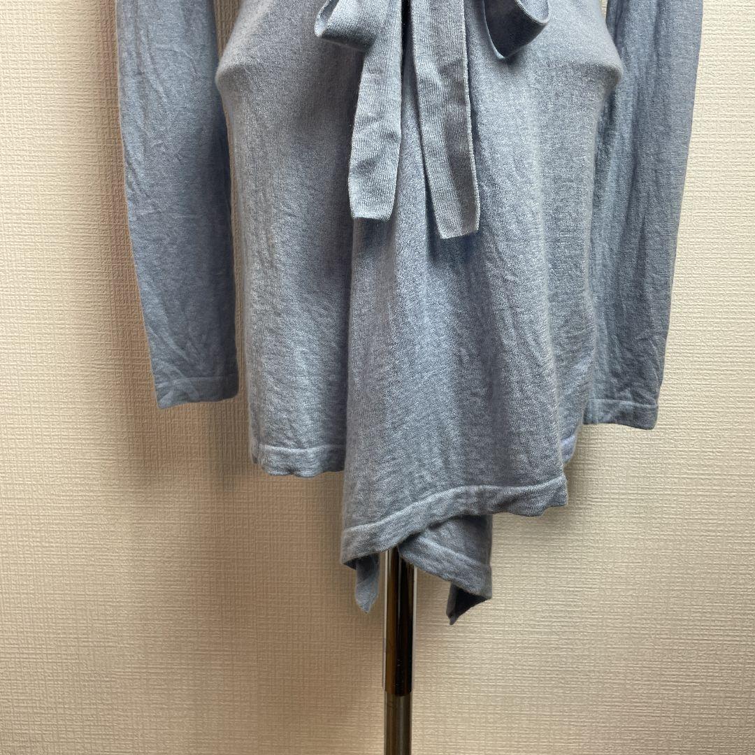 ARMANI COLLEZIONI ライトブルー カーディガン カシミヤ 42 ARMANI COLLEZIONI ライトブルー カーディガン カシミヤ 42