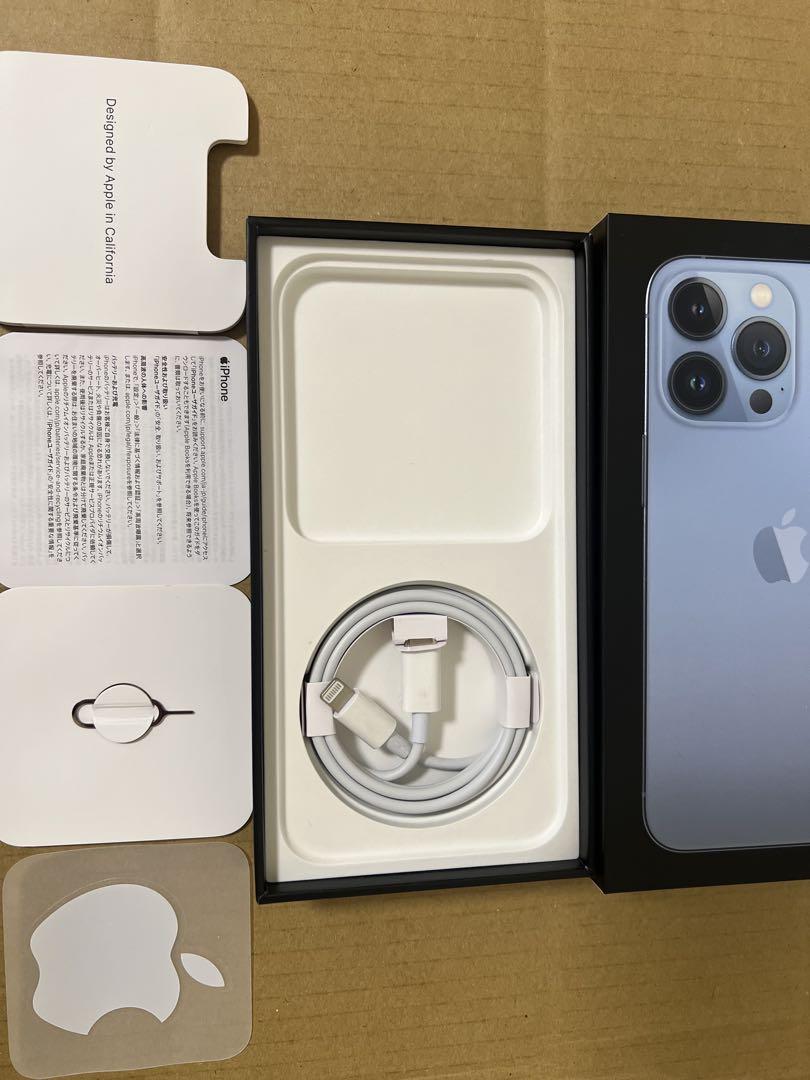 miyu＊　iPhone13pro 256GB シエラブルー　美品　バッテ miyu＊様専用 iPhone13pro 256GB シエラブルー 美品 バッテ（美