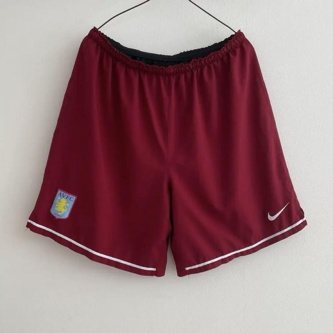 アストンヴィラ　ナイキ　パンツ付き　サッカー　ユニフォーム　古着　90s