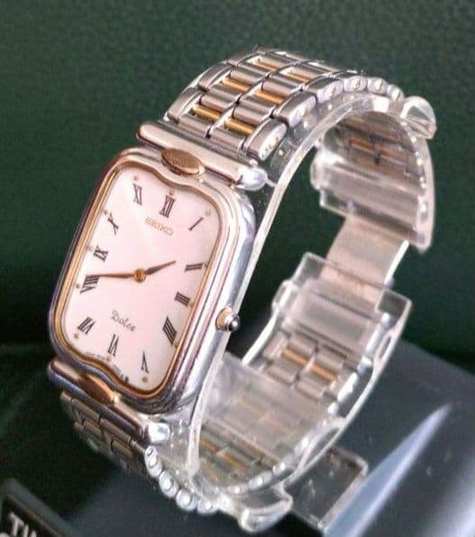 SEIKO DOLCE スクエア ローマ数字 腕時計 9530-5050