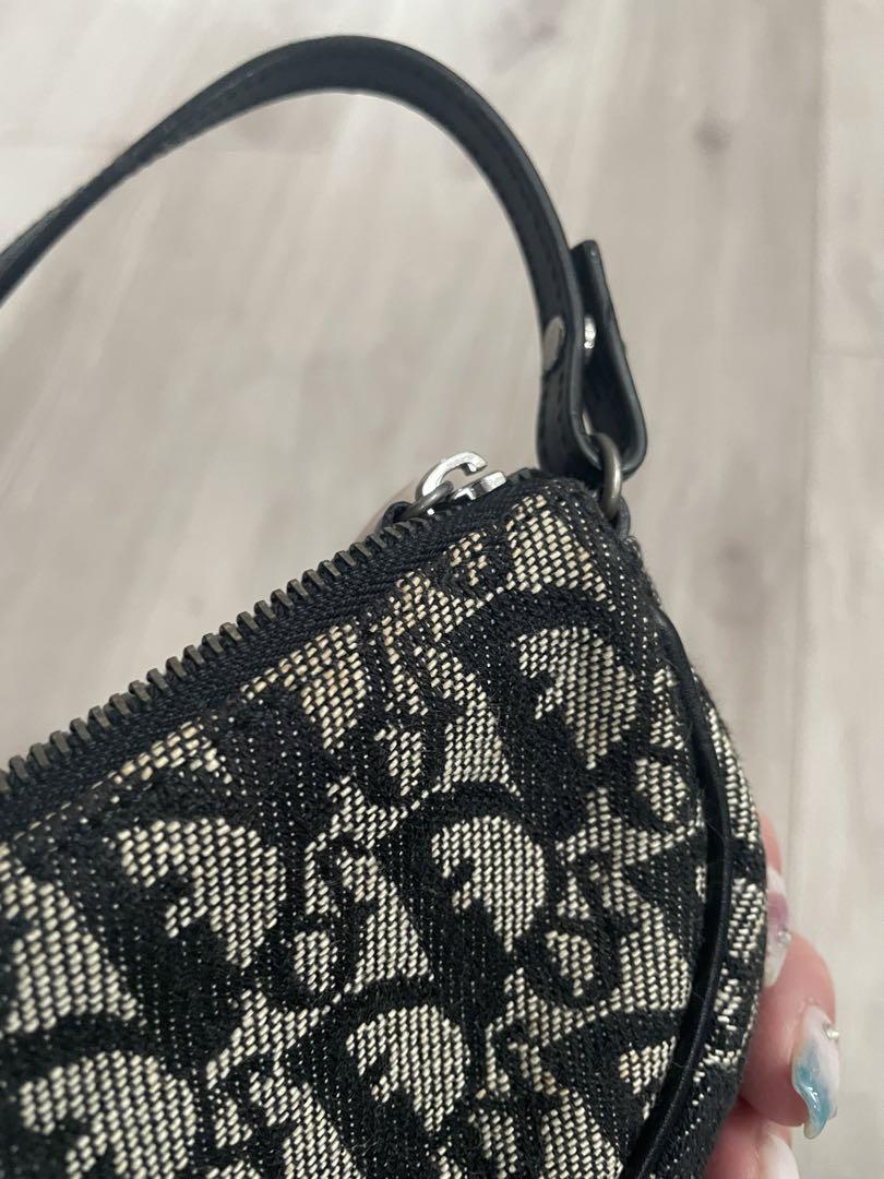 Christian Dior ディオールトロッター　サドルバック　黒✨美品✨