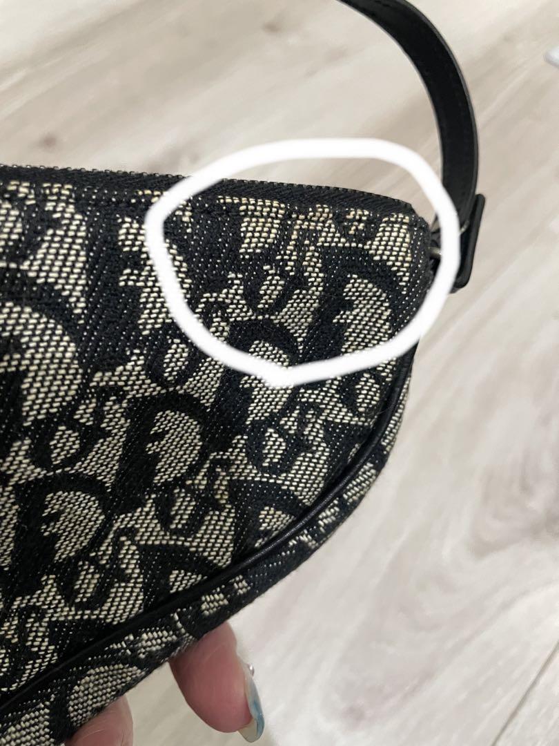 Christian Dior ディオールトロッター　サドルバック　黒✨美品✨