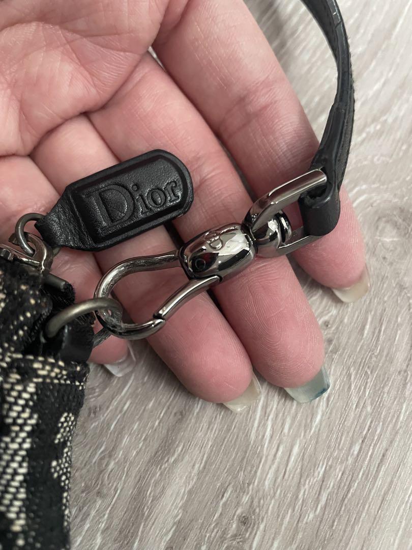 Christian Dior ディオールトロッター　サドルバック　黒✨美品✨