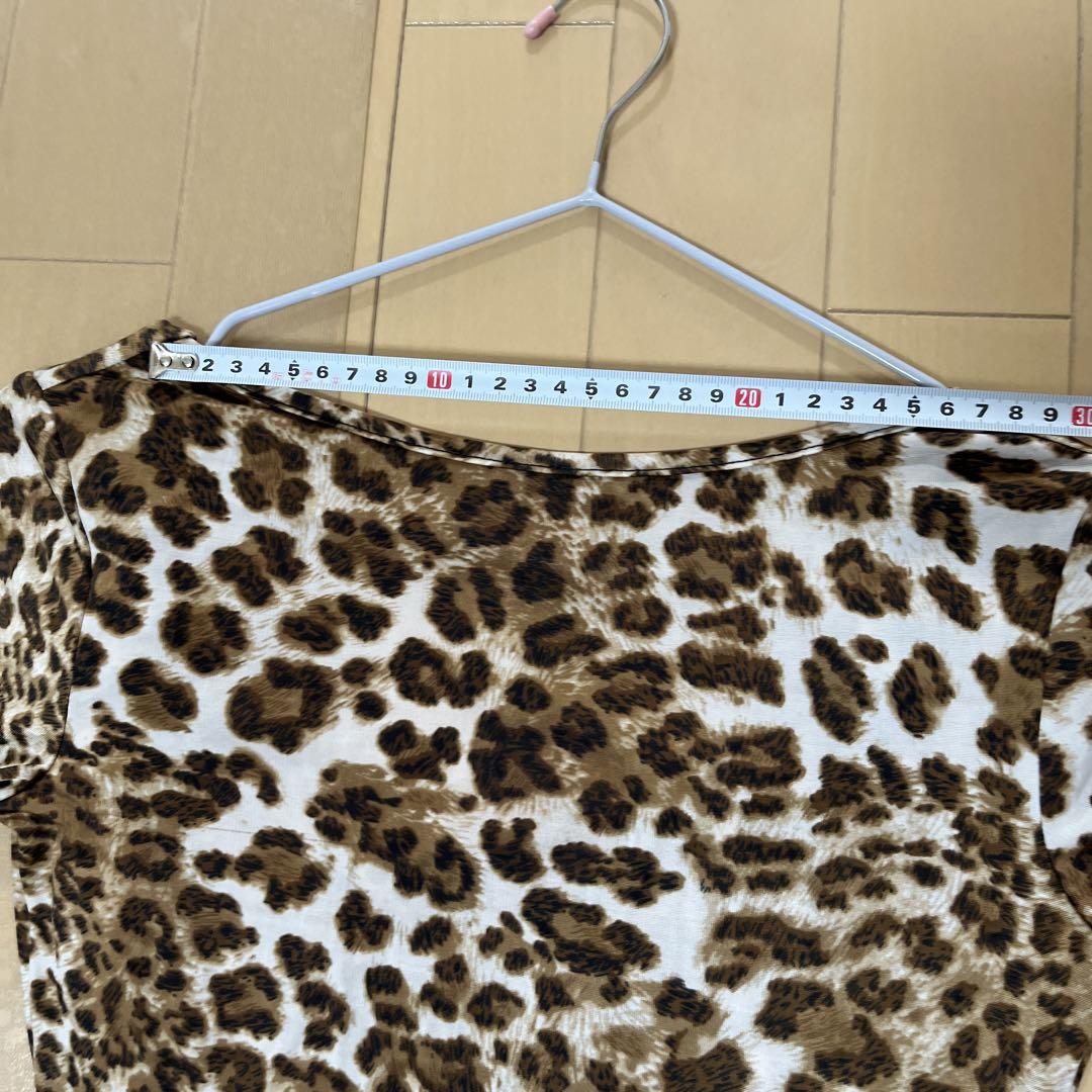 社交ダンス ラテン ワンピース レッスンウェア レオパード スパッツ付き Amazon.co.jp: レオパード チャイナ ワンピース 練習着 半袖社交