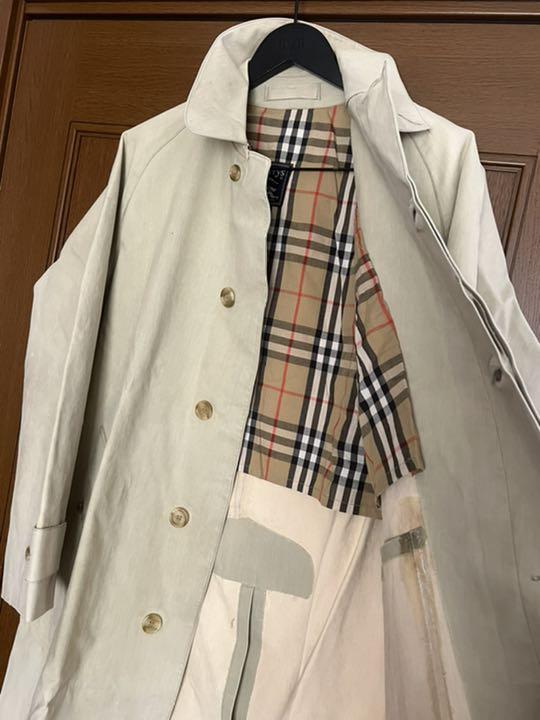 ◉ 【レア】ゴム引一枚袖 バーバリーburberry ステンカラーコート