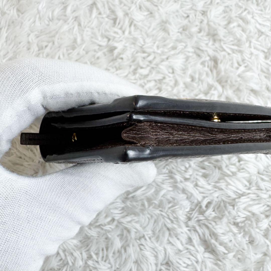 【美品】グッチ 折り財布 オフディア シェリーライン マーモント GGスプリーム