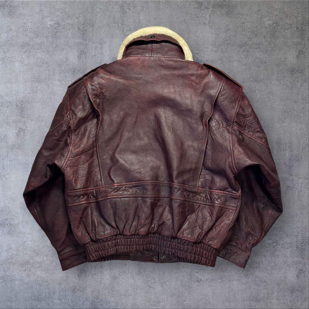 ジャケット・アウター y2k vintage leather jacket type G-1 G1 ビンテージY2Kレザージャケット - COZINESS | 60% - アジア