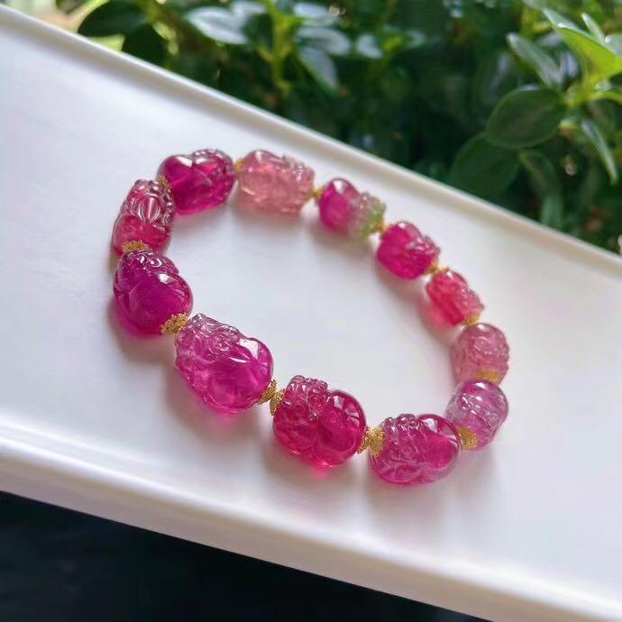 ⭐︎トルマリン ブレスレット 貔貅 30.9g