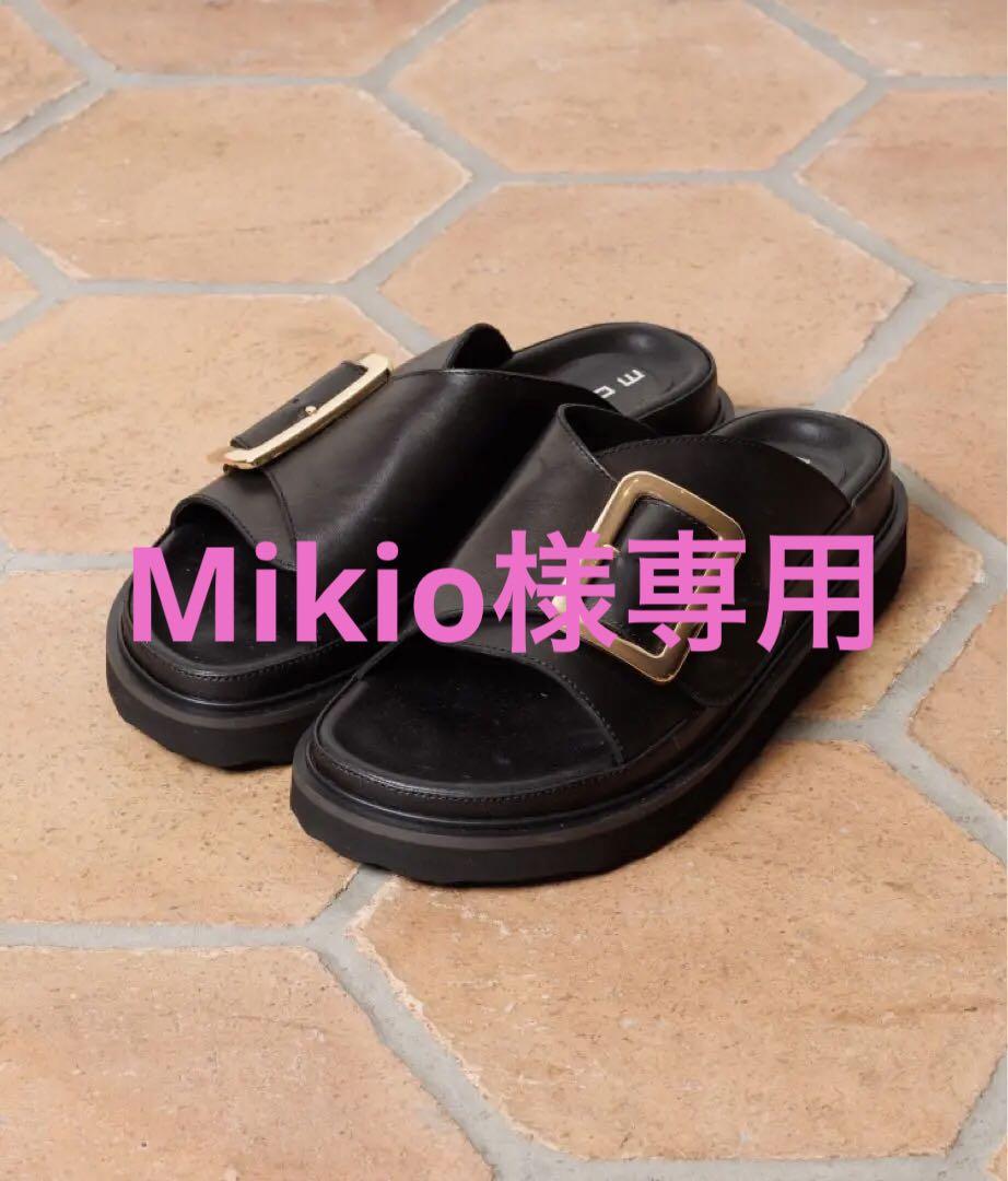 【MOHI/モヒ】バックル厚底サンダル 39