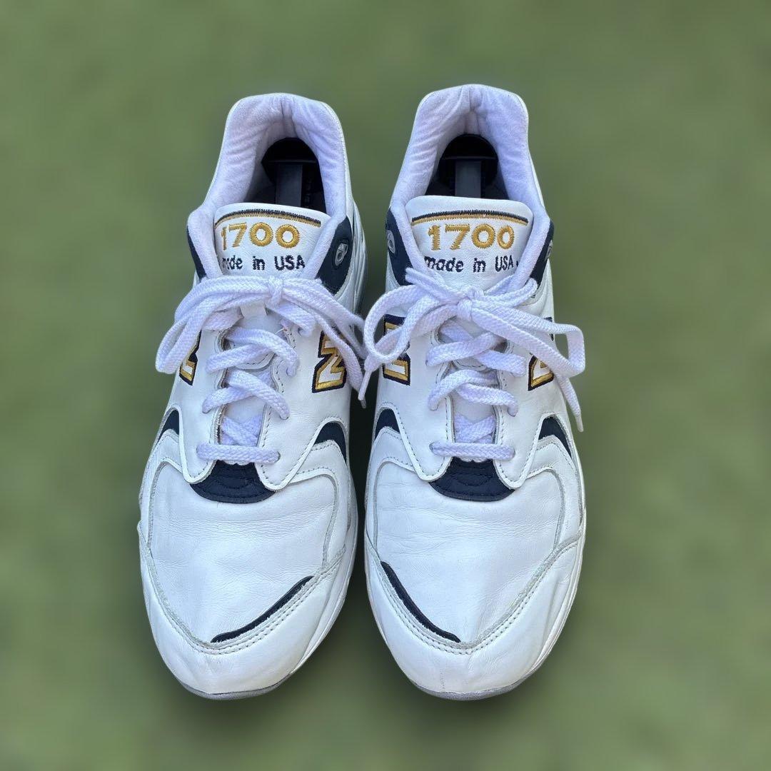 New Balance 1700 USA製　ホワイト ネイビー ゴールド
