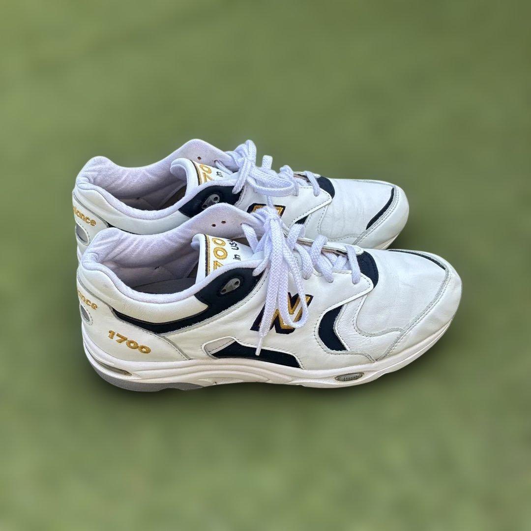 New Balance 1700 USA製　ホワイト ネイビー ゴールド