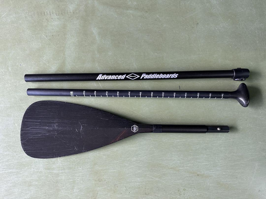 Advanced Paddleboards カーボンファイバー 3ピースパドル