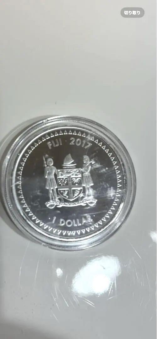 葛飾北斎銀貨