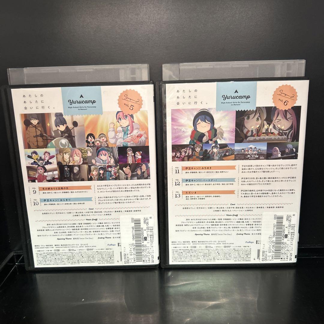 ▽人気アニメ△ゆるキャン△ SEASON2 第5・6巻 レンタルアップ