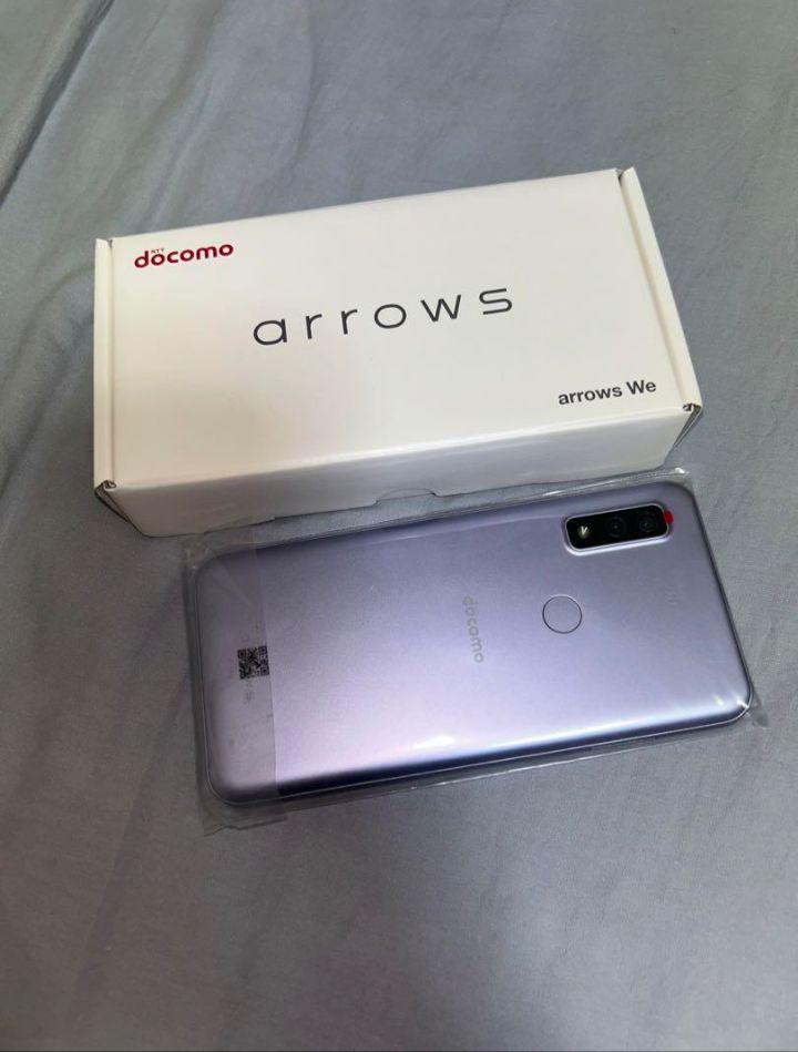 新品未使用！arrows スマートフォン本体 パープル