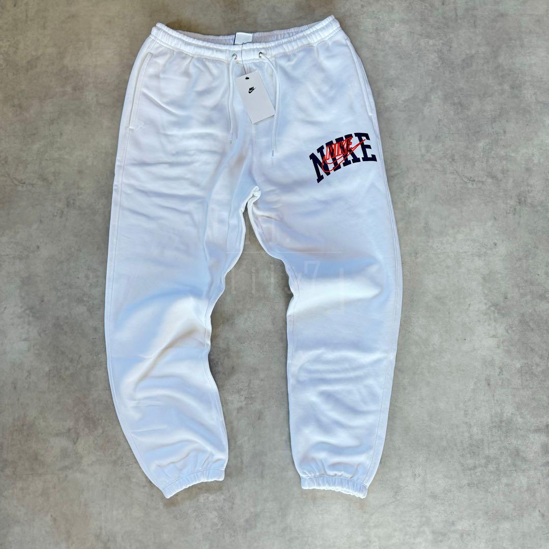 M NIKE トレーナー ジョガーパンツ フリース スウェット ブルー ホワイト