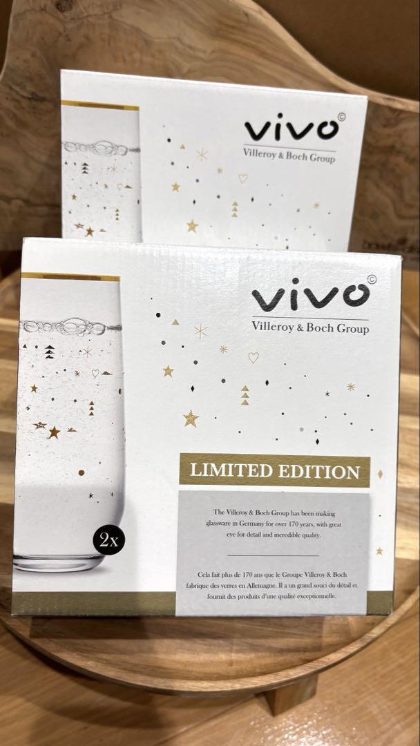 vivo 長飲グラス クリスマス限定版北欧にて購入