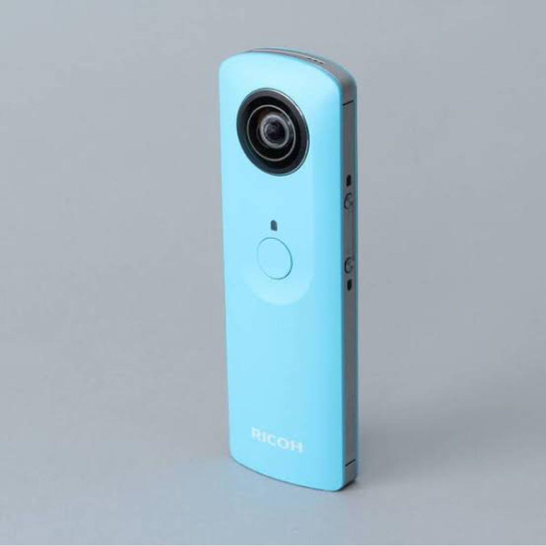 【美品】RICOH THETA m15 ブルー 360度カメラ 5,621円
