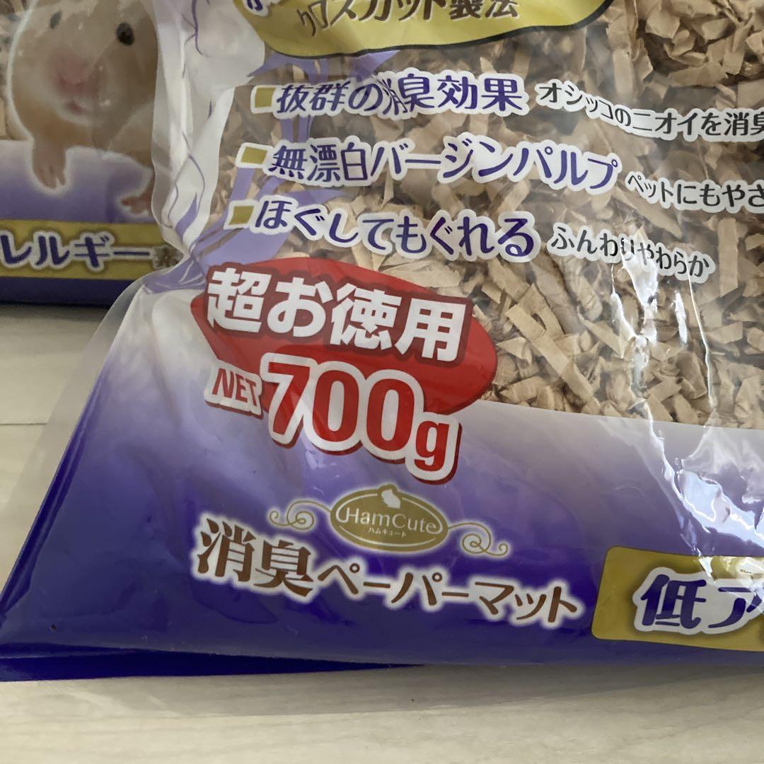 GEX 消臭ペーパーマット 700g 低アレルギー3袋