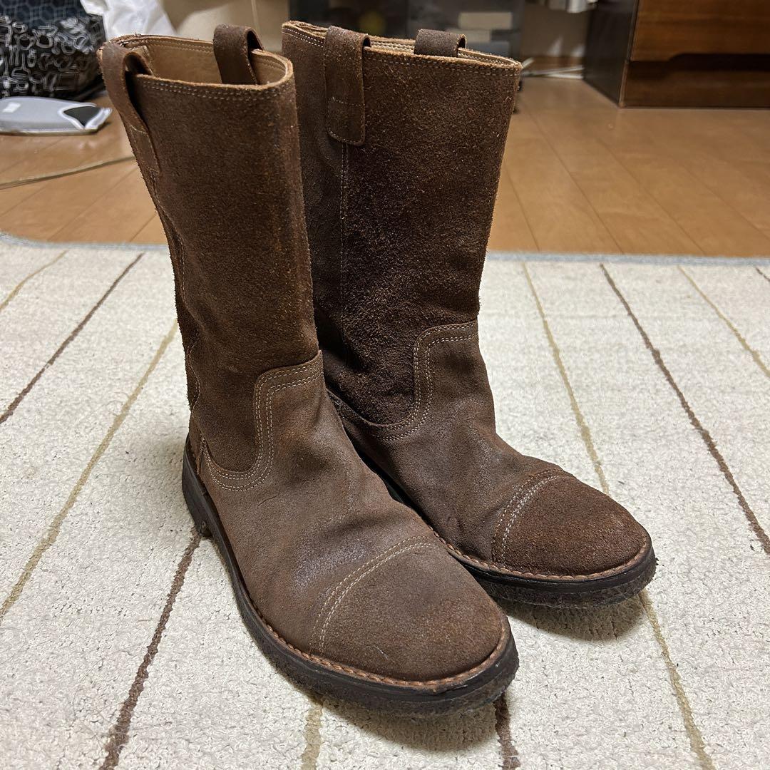 Maison Margiela ブーツ スエード ブラウン