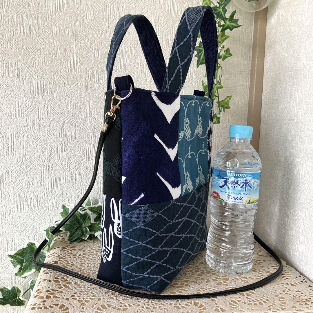ミナペルホネン⚮̈﻿ palmier+pacific他☆パッチでトートバッグ