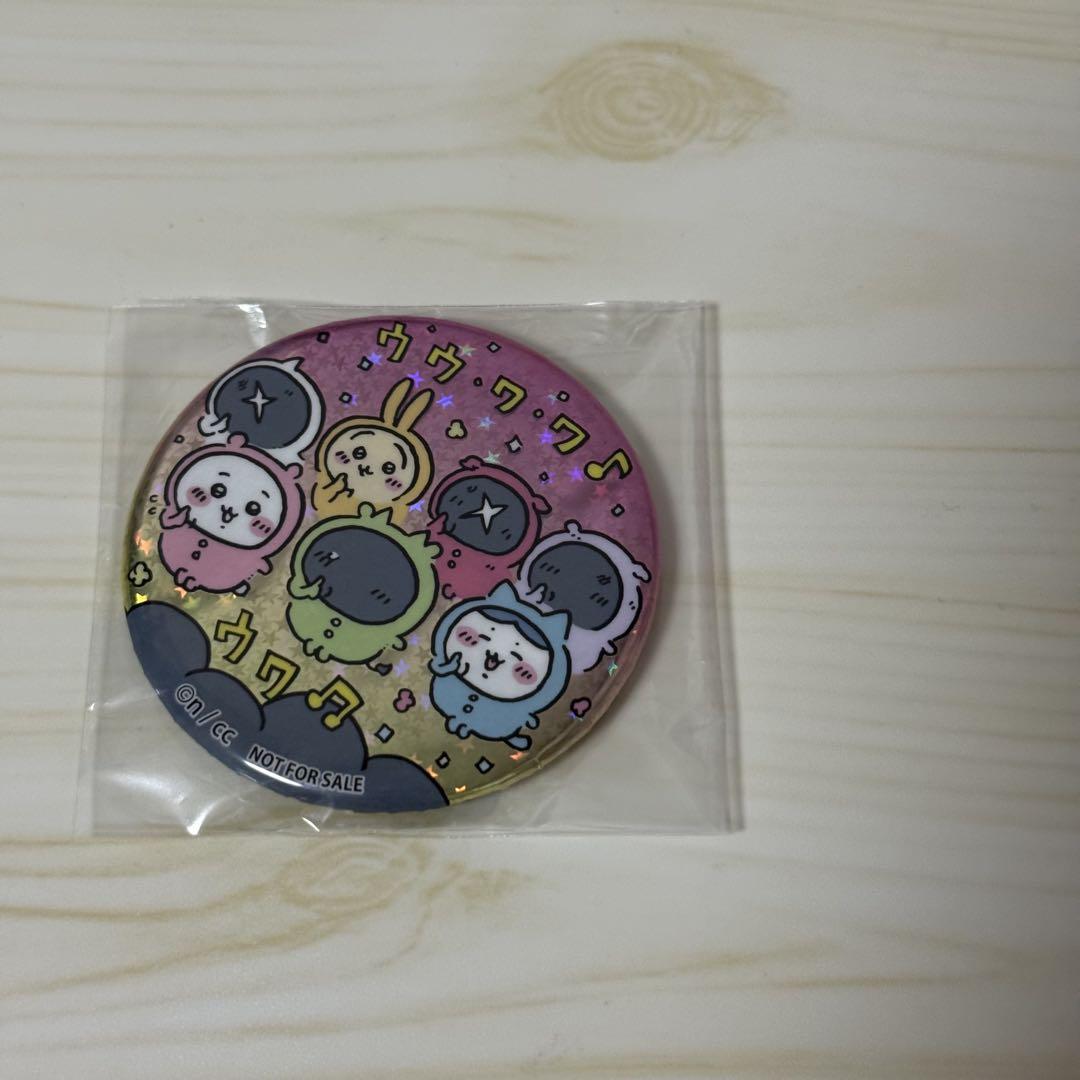 ちいかわらんど 1周年 缶バッジ　パジャマパーティーズ 缶バッジ　ぴーぽぽ 新品♡ちいかわ ちいかわらんど ノベルティ 限定缶バッジ