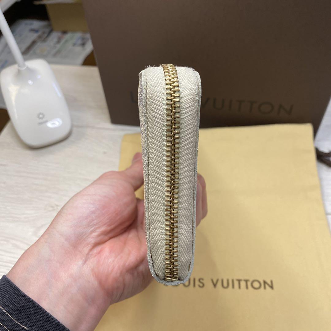 LOUISVUITTONルイヴィトン ダミエ アズール ジッピーウォレット長財布