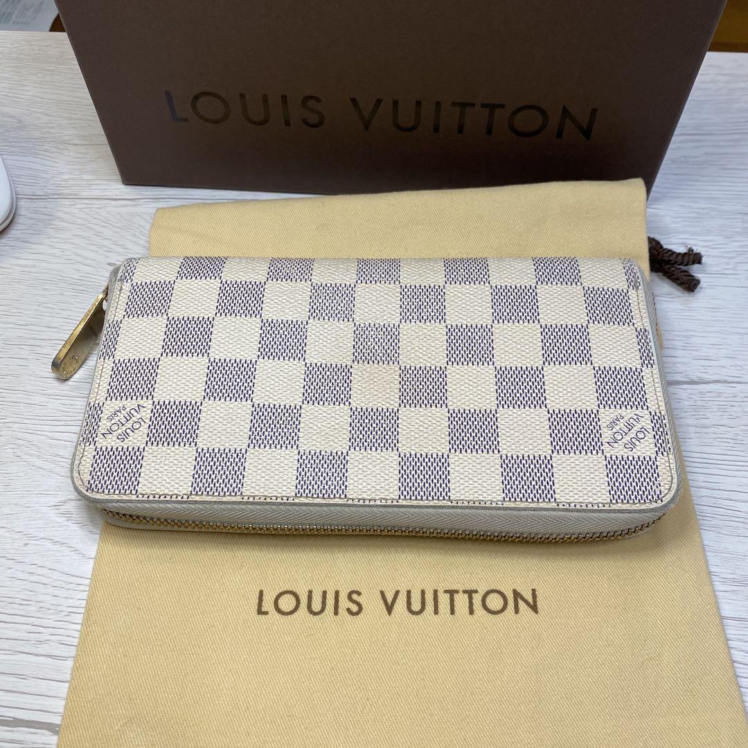 LOUISVUITTONルイヴィトン ダミエ アズール ジッピーウォレット長財布