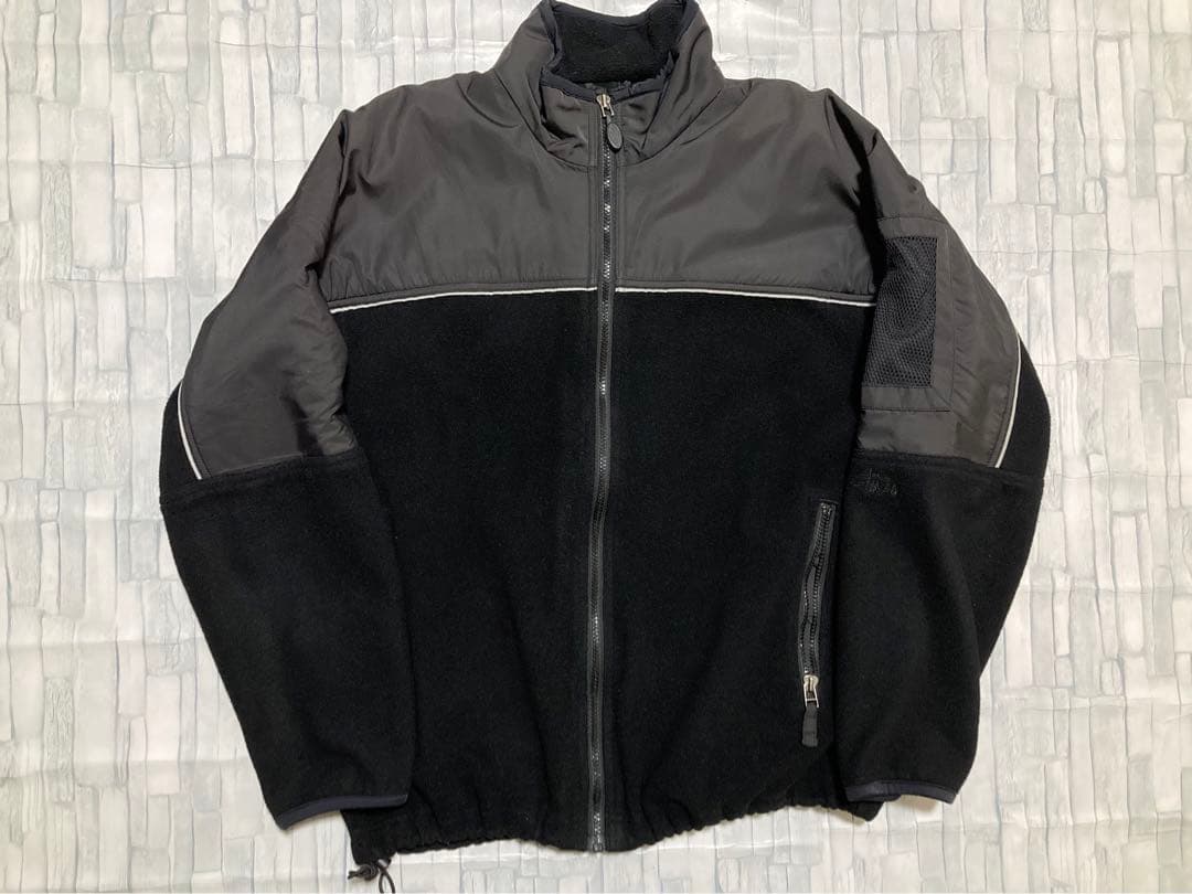 超目玉枠】 希少 old stussy フリースジャケット ドローコード tdh