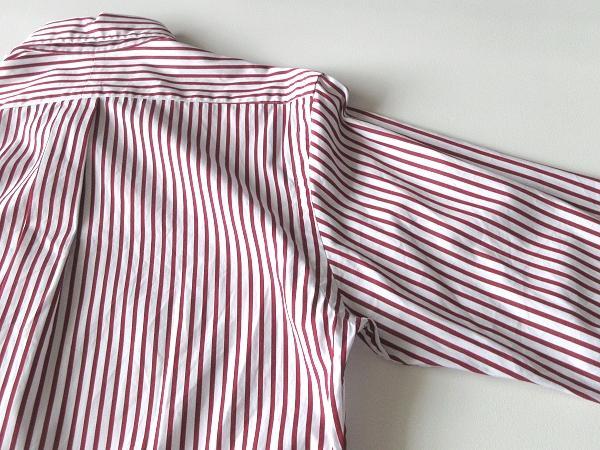 現行タグ ラルフローレン スカルロゴ刺繍 ストライプBDシャツ S
