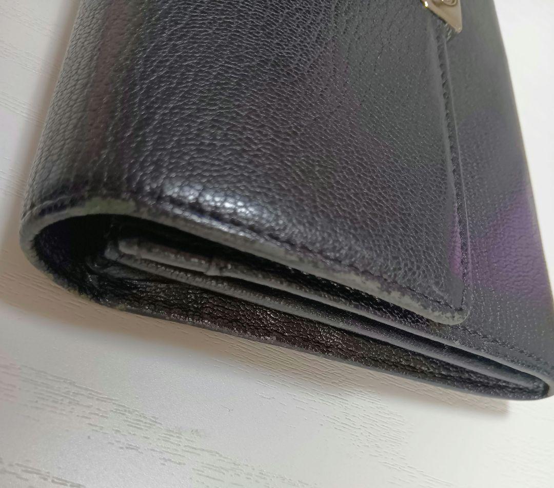 カルティエ　黒　長財布　ラブコレクション