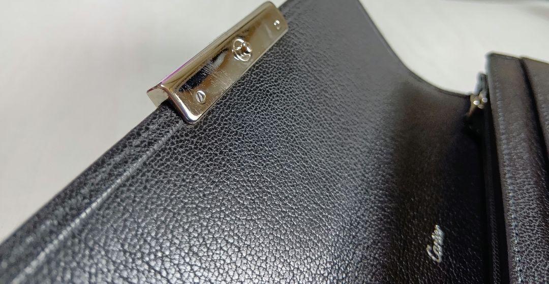 カルティエ　黒　長財布　ラブコレクション