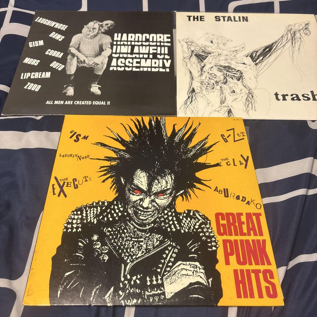 PUNK LP 3枚セット/GREAT PUNK HITS/ハードコア不法 - メルカリ