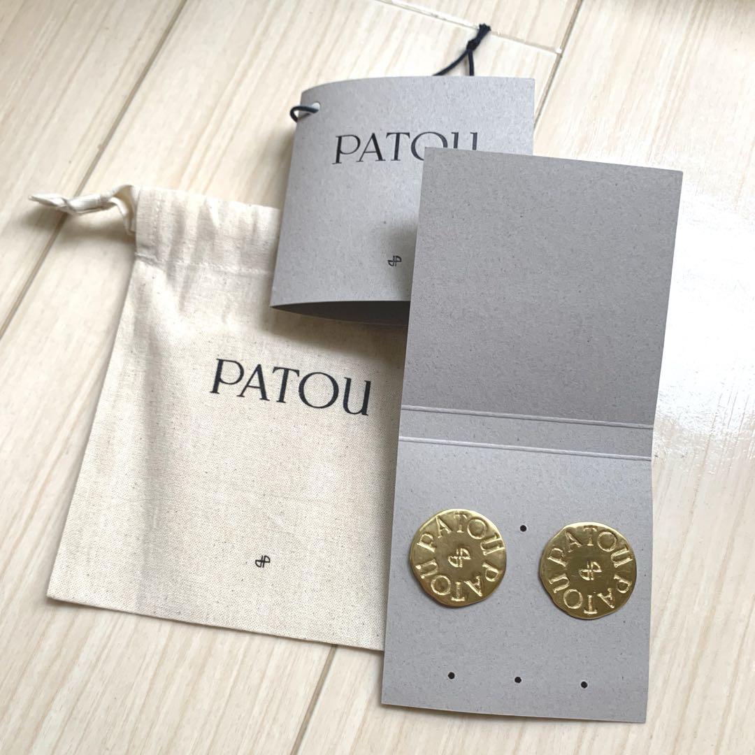 パトゥ　PATOU コインピアス　アンティークゴールド