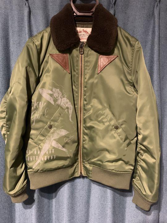 CALEE キャリー M オリーブ MA-1 美品 送料込み