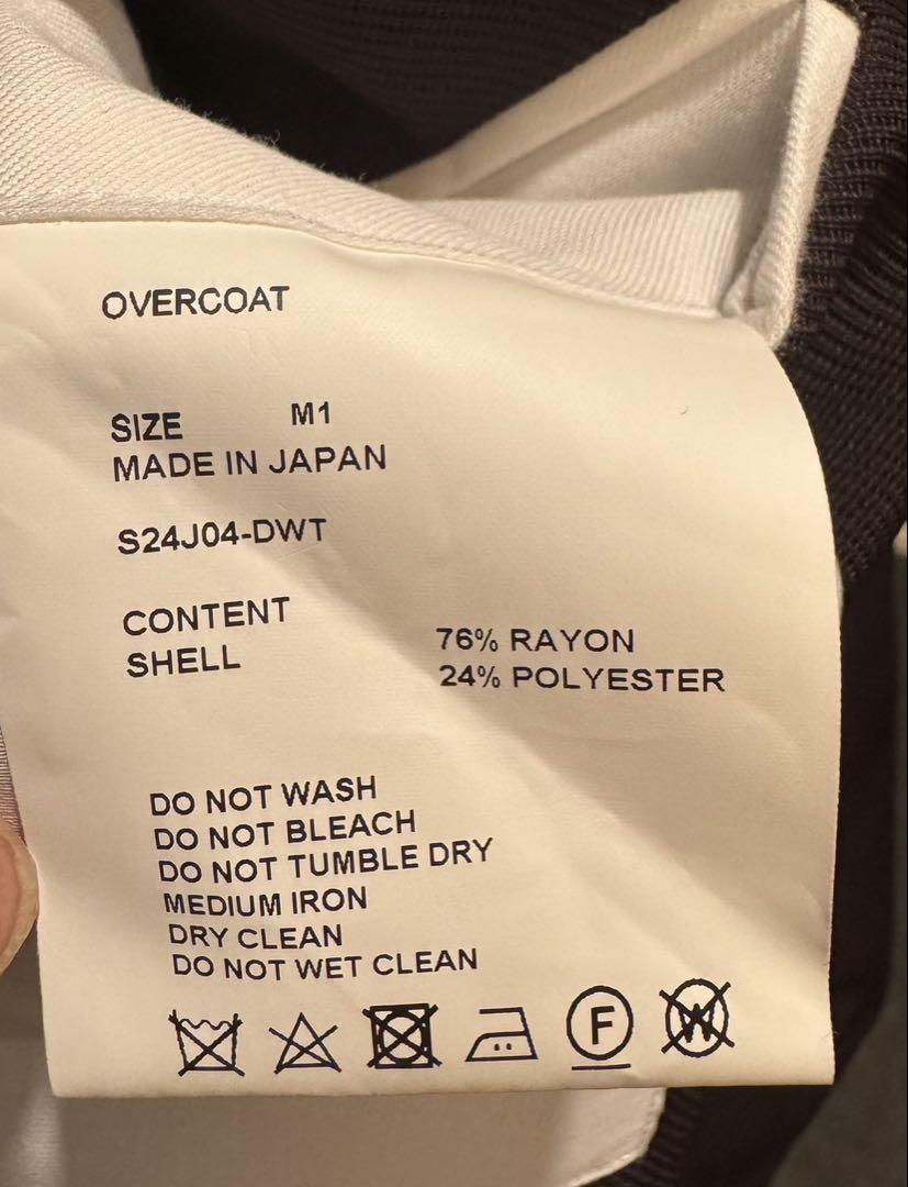 【未使用/希少サイズ】overcoat オーバーコート ダブル ジャケット