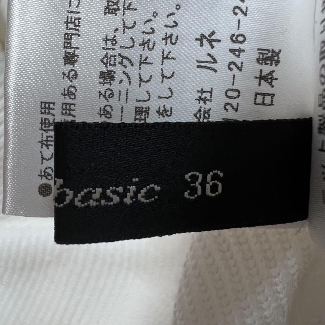 未使用品 22ss ルネ RENE 半袖ニット パール ホワイト 36